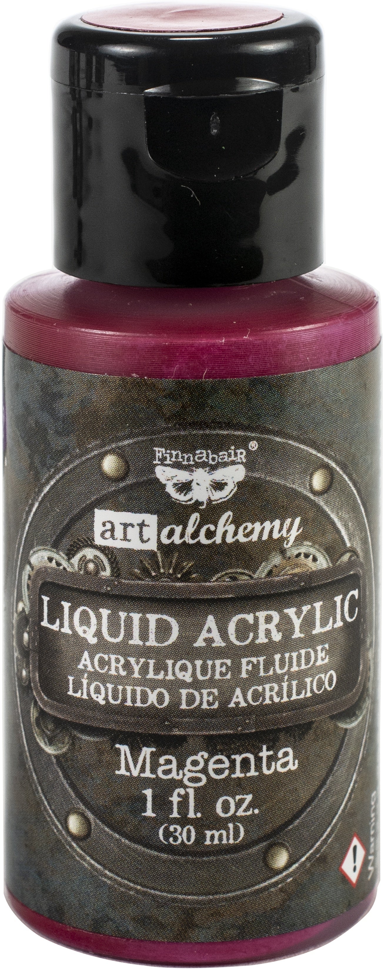 Finnabair Art Alchemy Liquid Acrylic Paint 1 Fluid Ounce Magenta