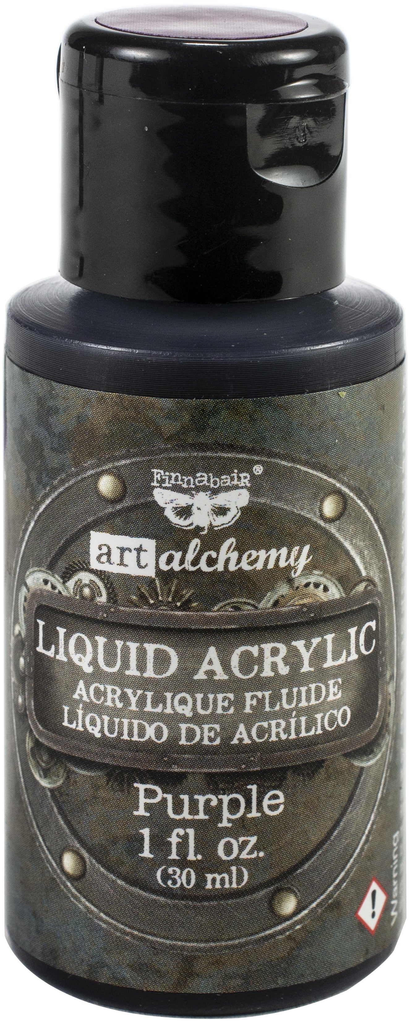Finnabair Art Alchemy Liquid Acrylic Paint 1 Fluid Ounce Purple