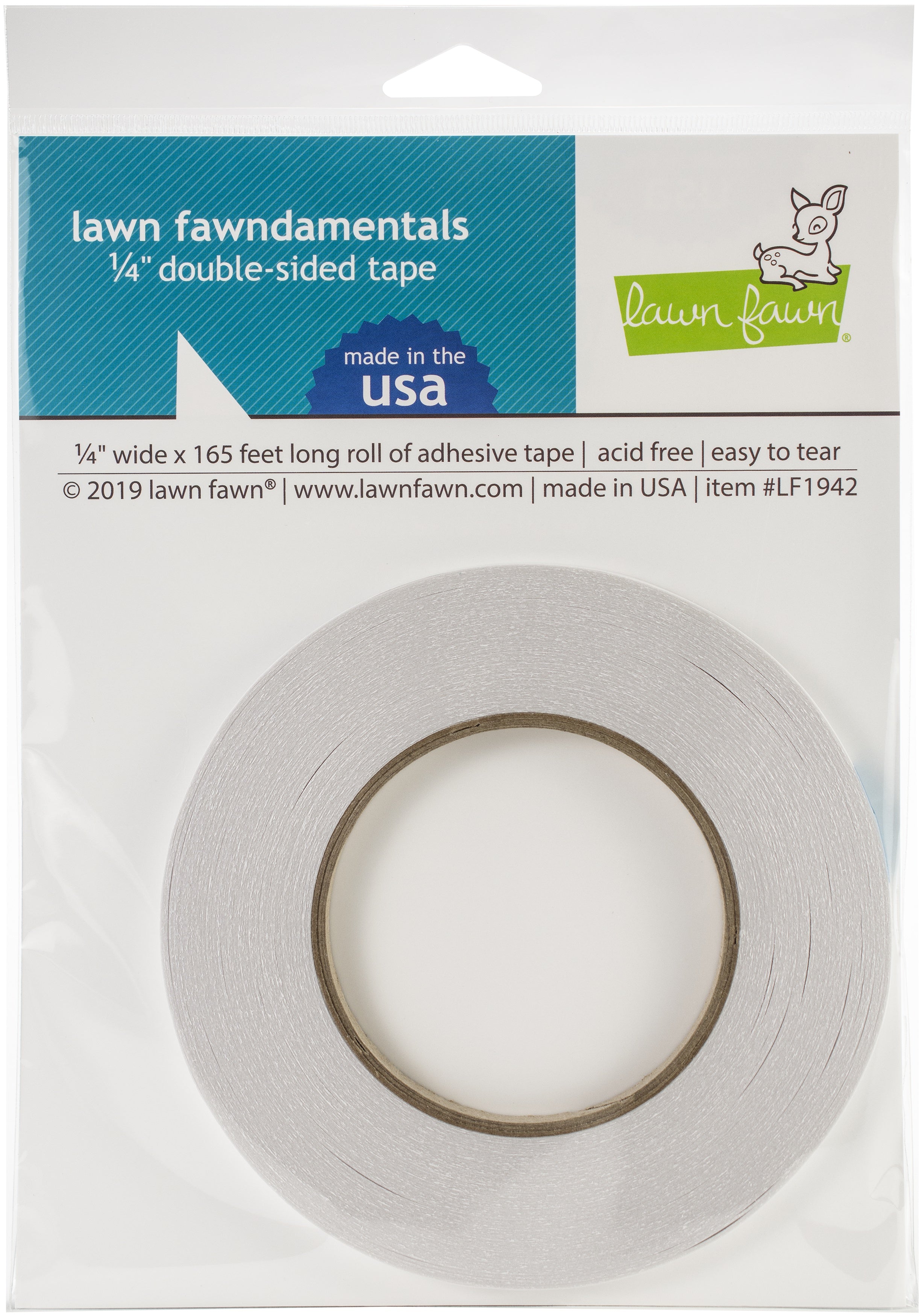 Lawn Fawndamentals .25" Double-Sided Tape 165ft 
