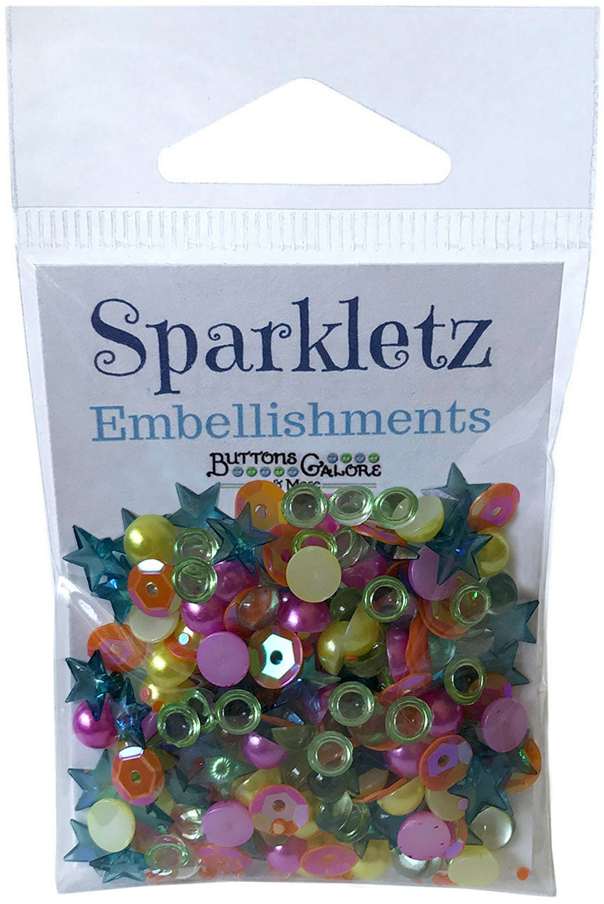 Sparkletz Embellishment Pack 10g Rainbow