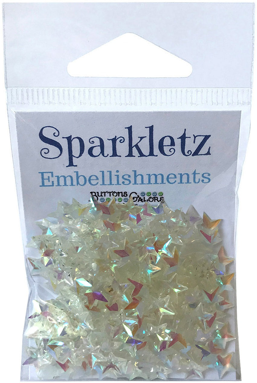 Sparkletz Embellishment Pack 10g Crystal Stars