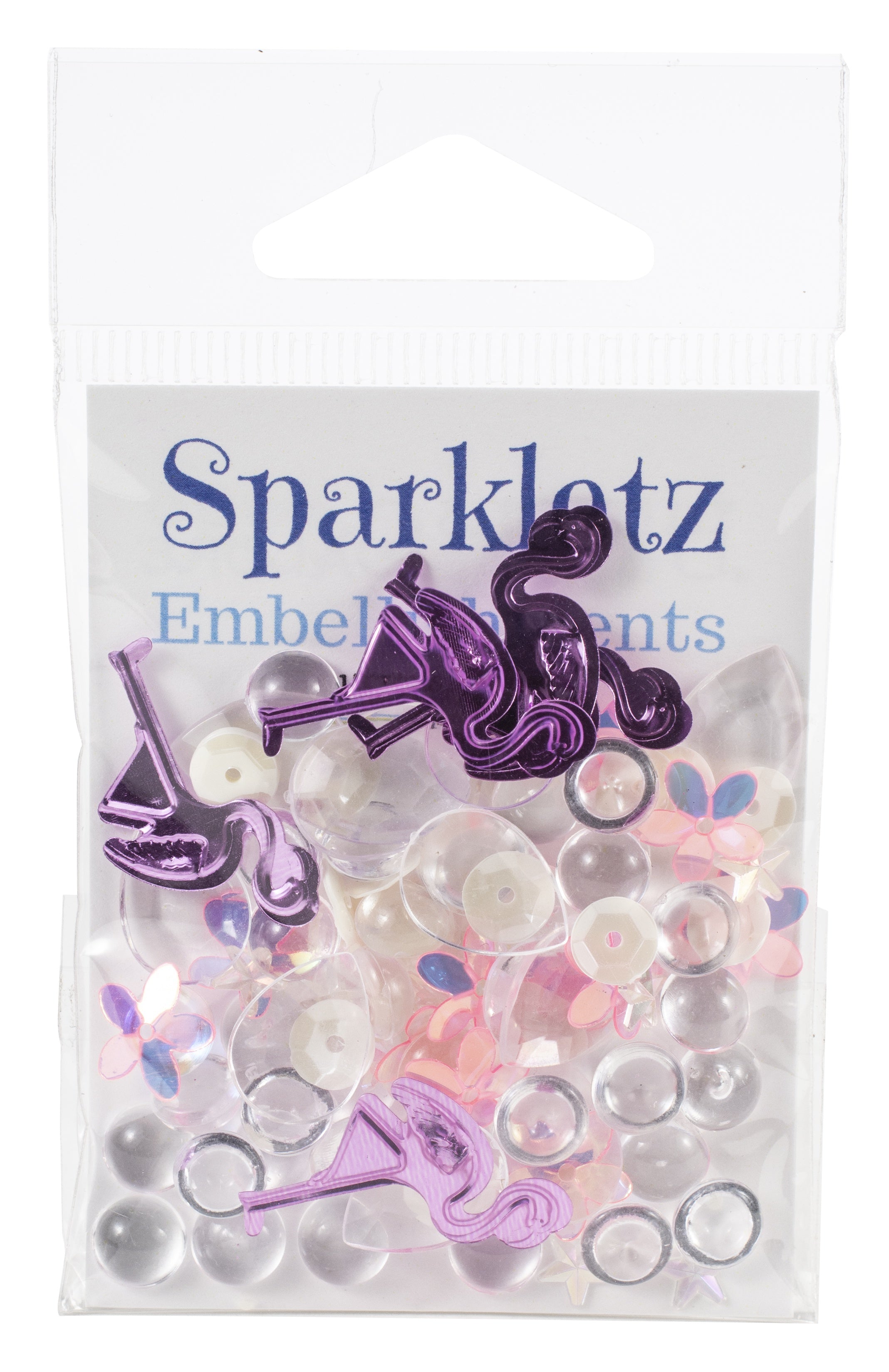 Sparkletz Embellishment Pack 10g Pink Flamingo