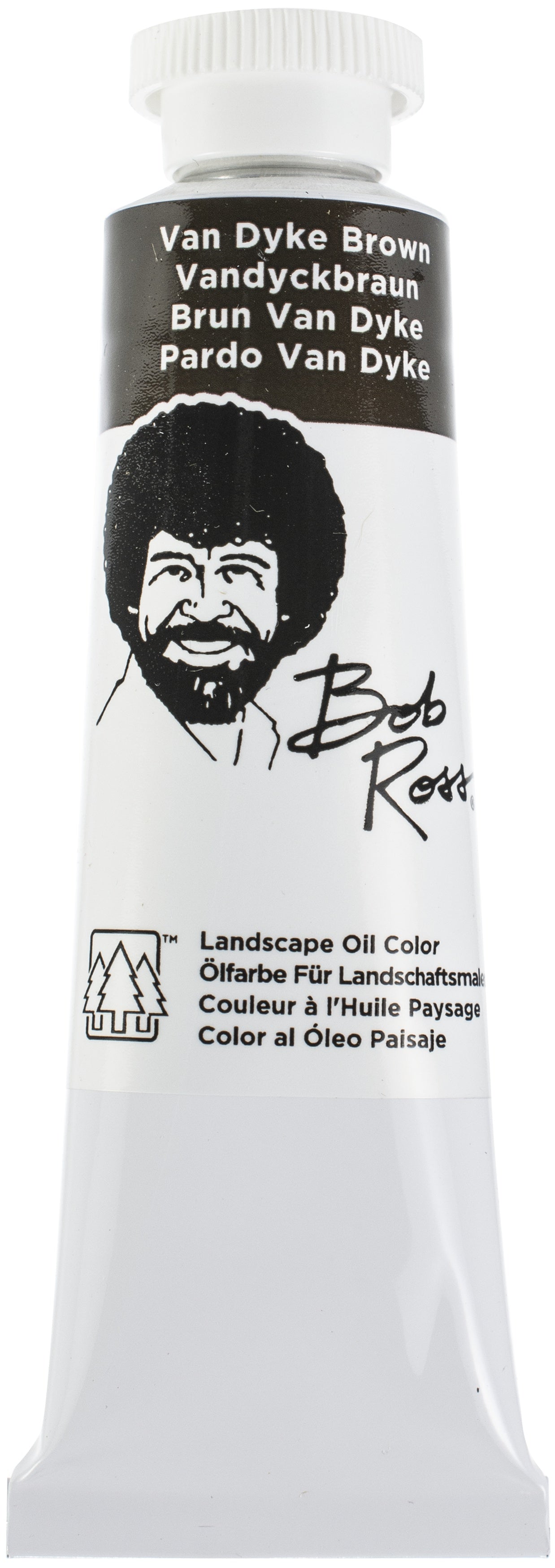 Bob Ross Landscape Oil Paint 37ml Van Dyke Brown