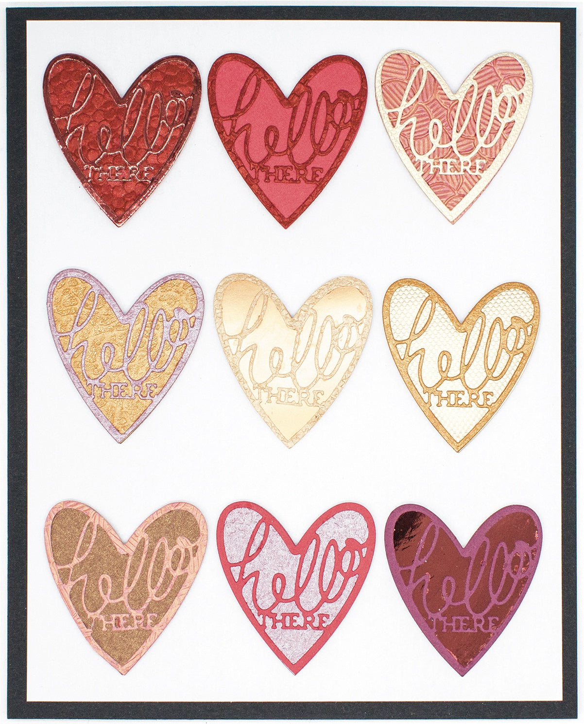 Craft Perfect Mirror Cardstock 8.5"X11" 5/Pkg Midnight Plum
