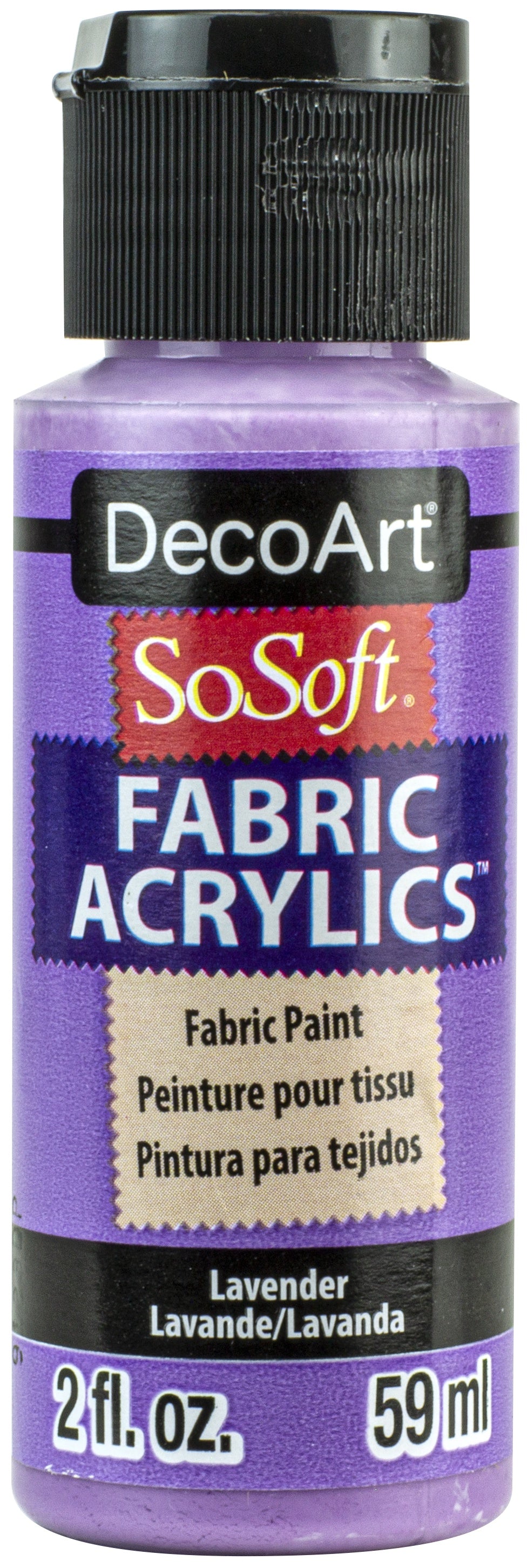 SoSoft Fabric Acrylic Paint 2oz Lavender
