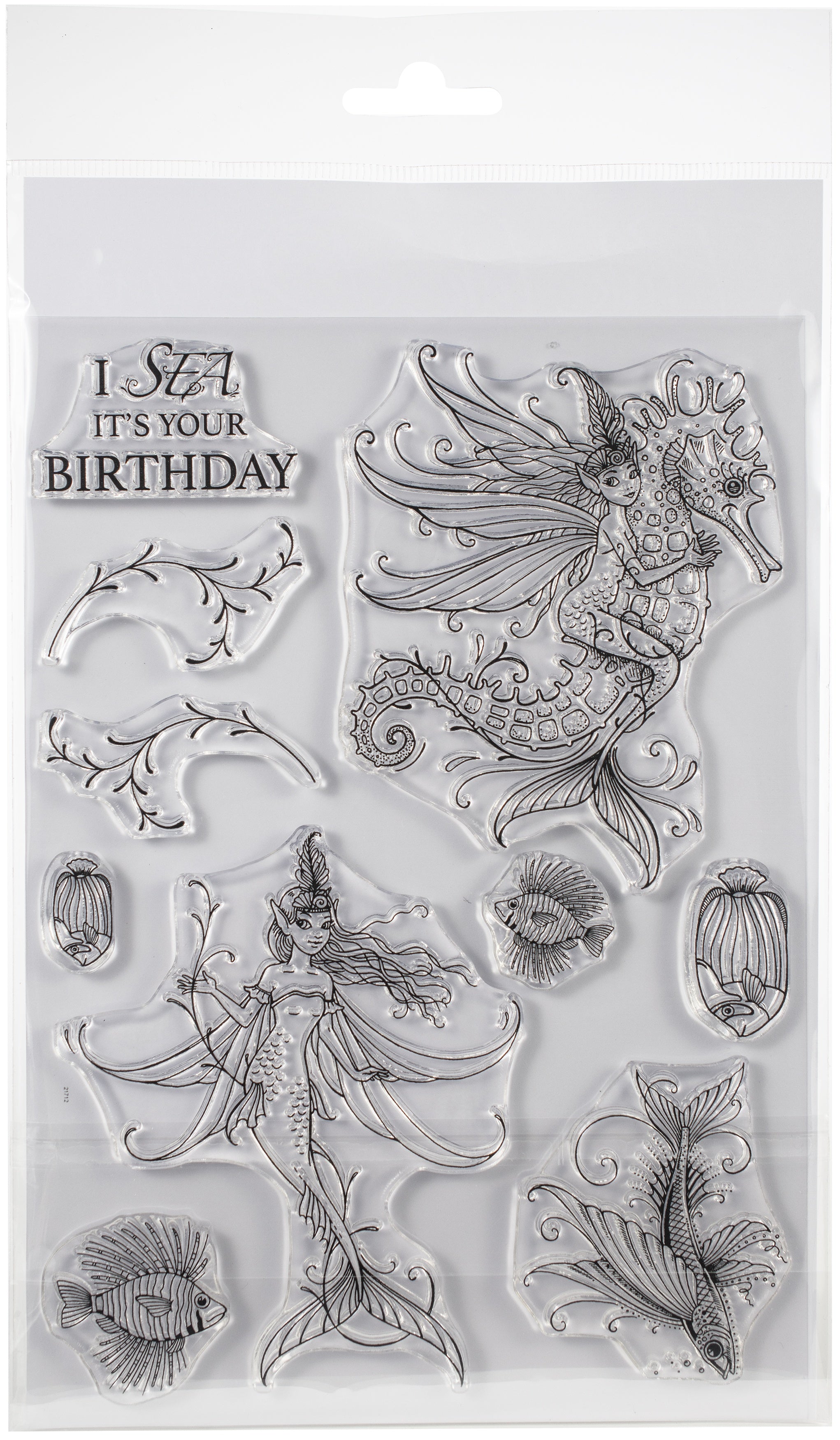 Pink Ink Designs A5 Clear Stamp Set Sea Nymphs