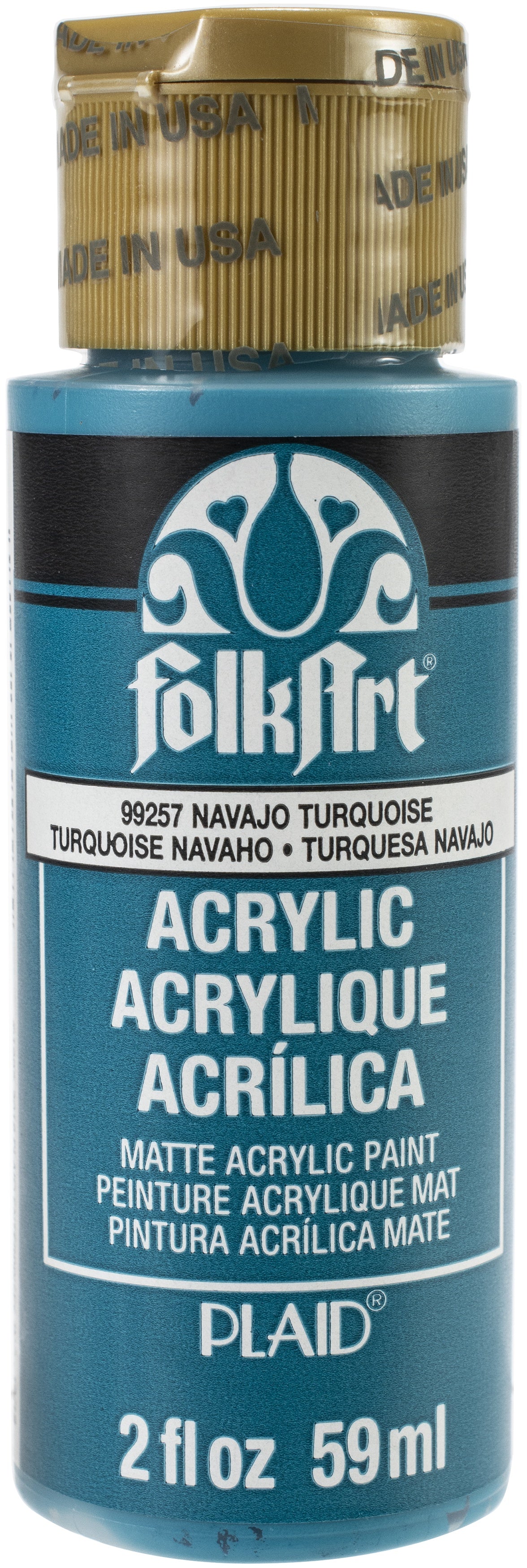 FolkArt Acrylic Paint 2oz Navajo Turquoise