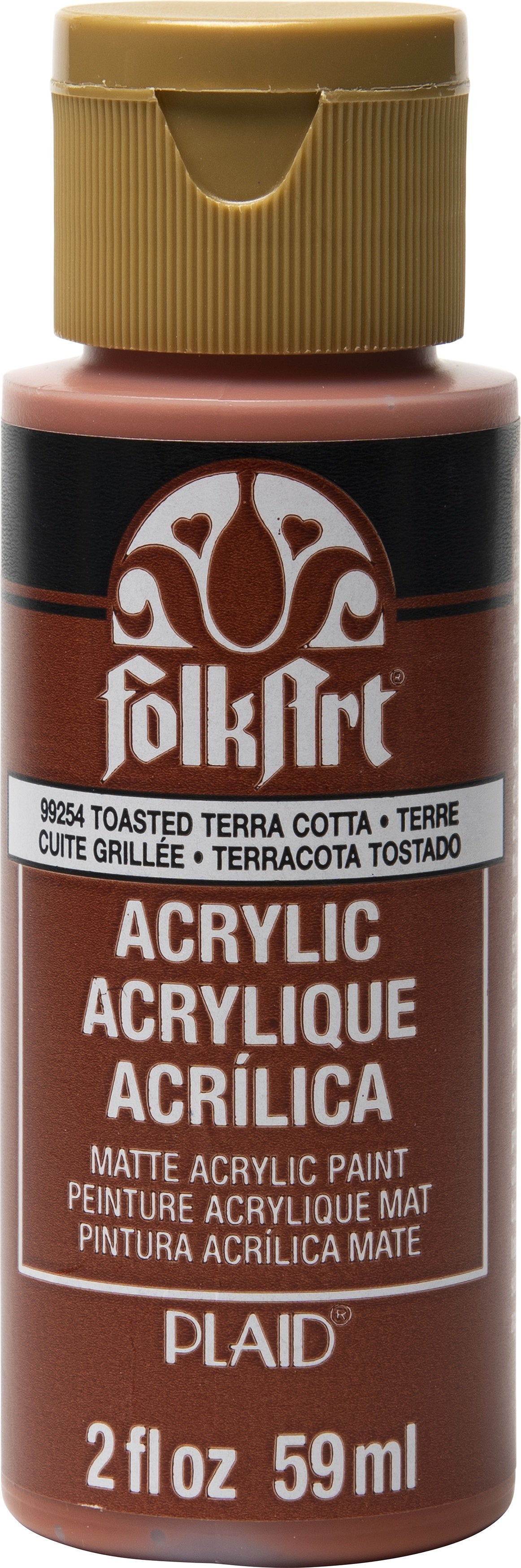 FolkArt Acrylic Paint 2oz-Toasted Terra Cotta