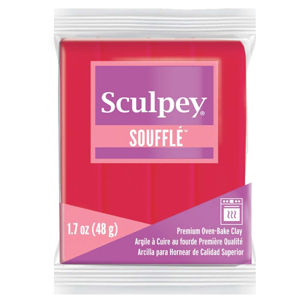 Sculpey Souffle Clay 2oz Raspberry