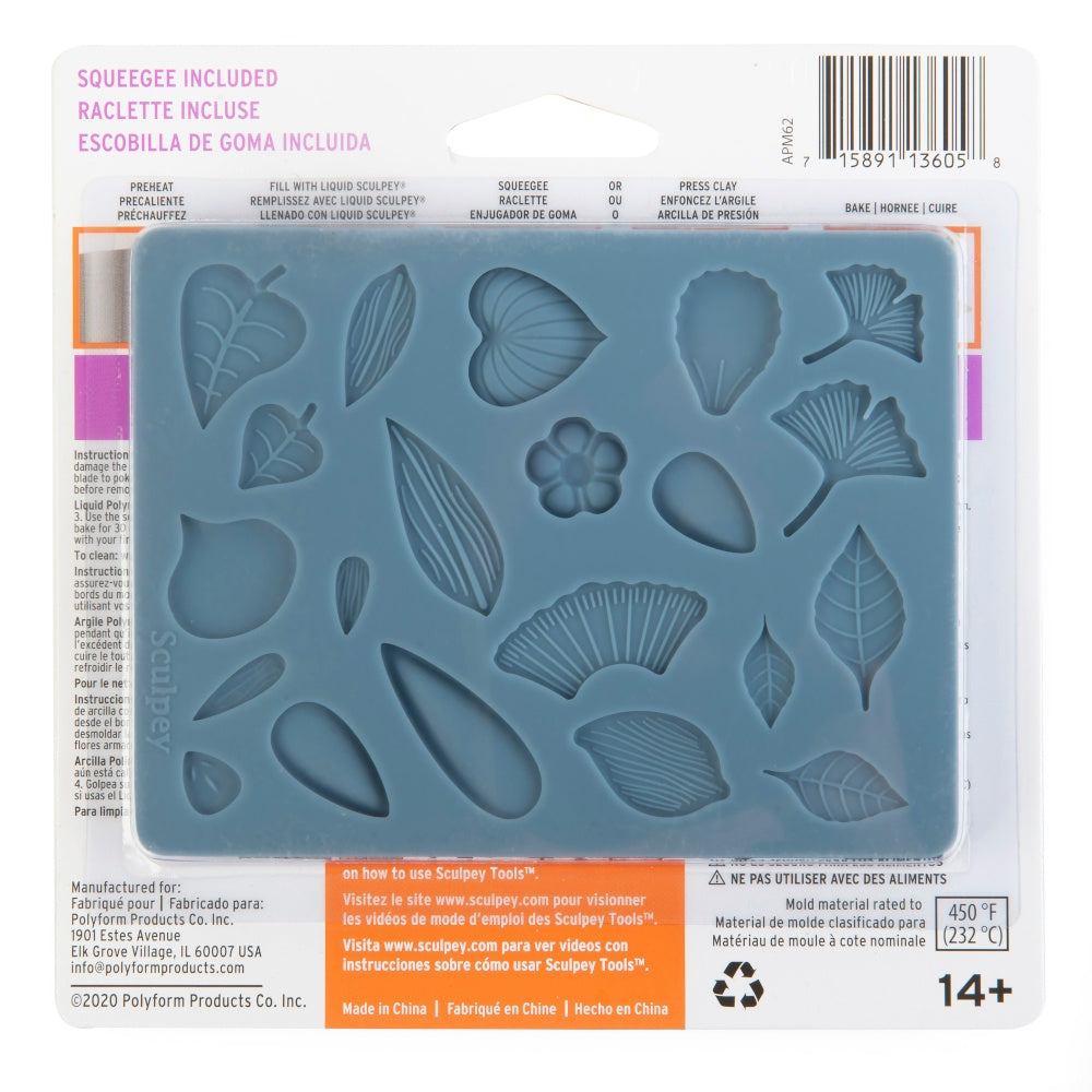 Sculpey Flexible Push Mold Flowers