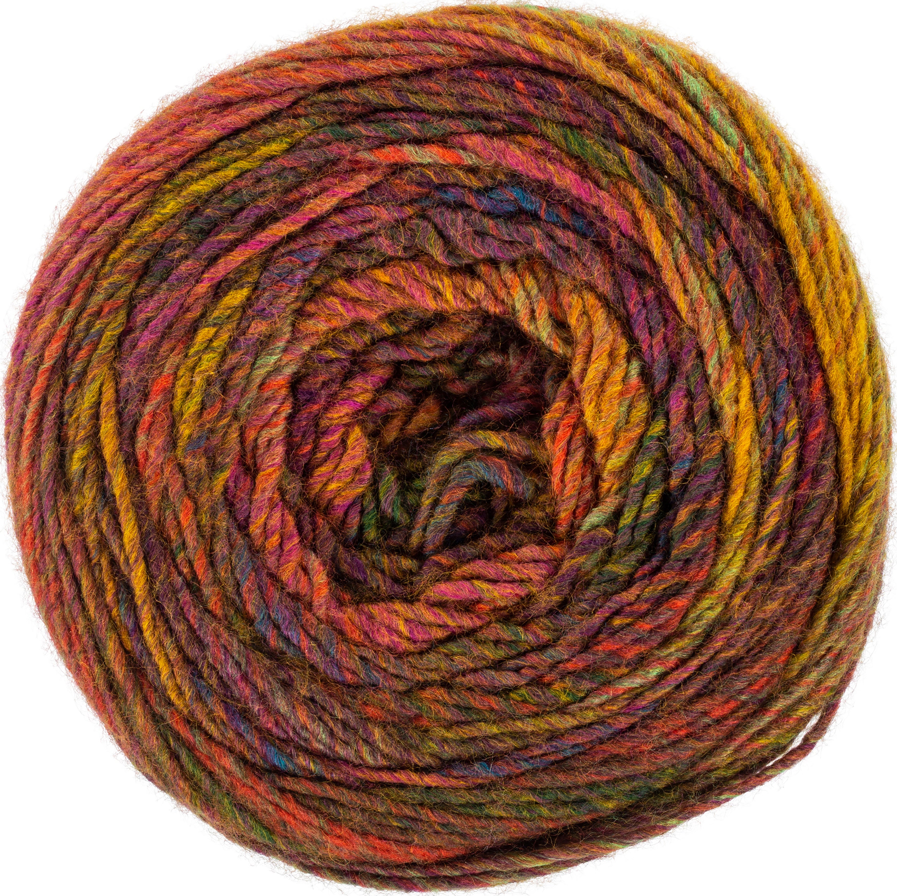 Red Heart Yarn Roll With It Melange Curtain Call