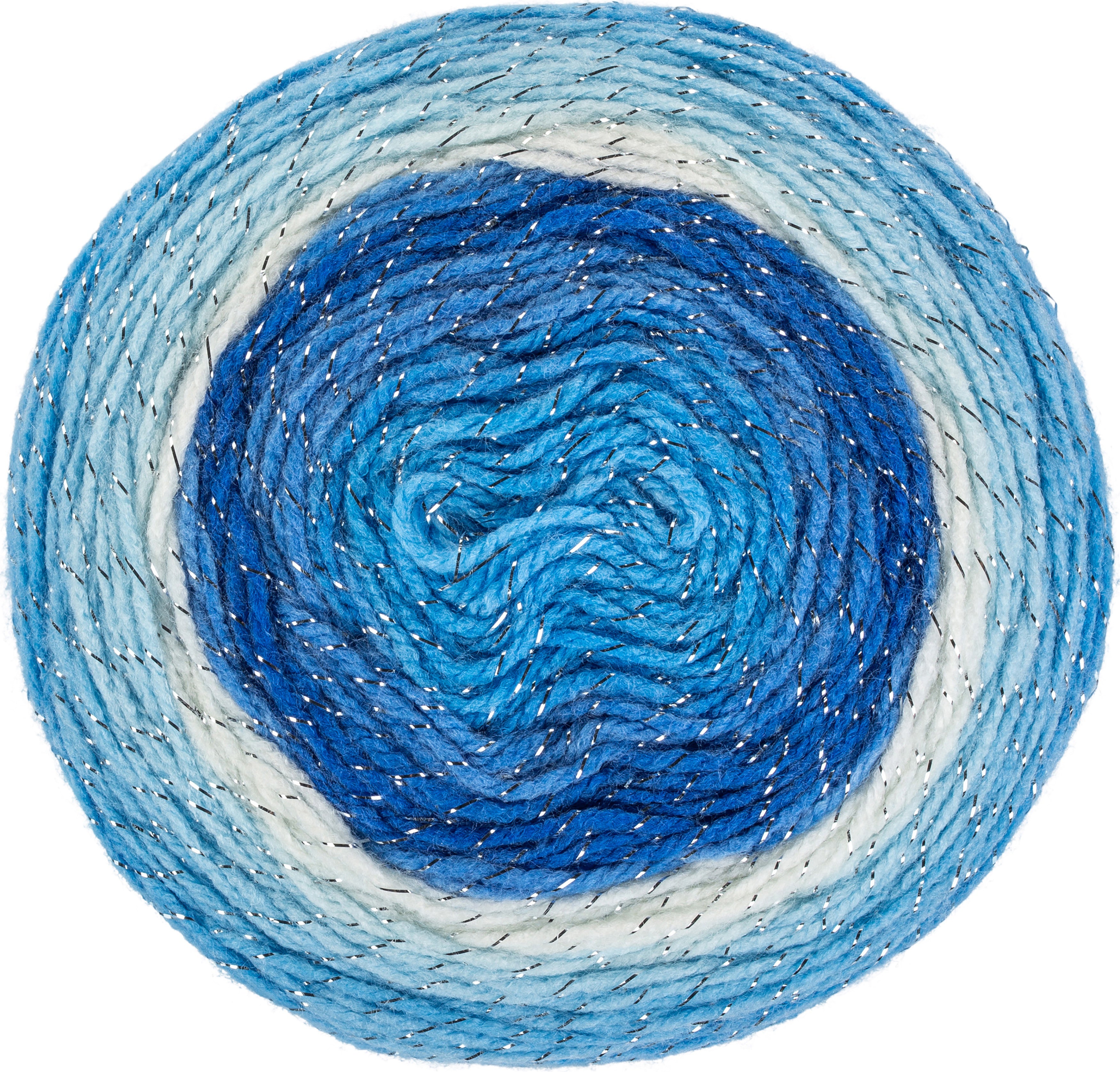 Red Heart Yarn Roll With It Sparkle Krystal