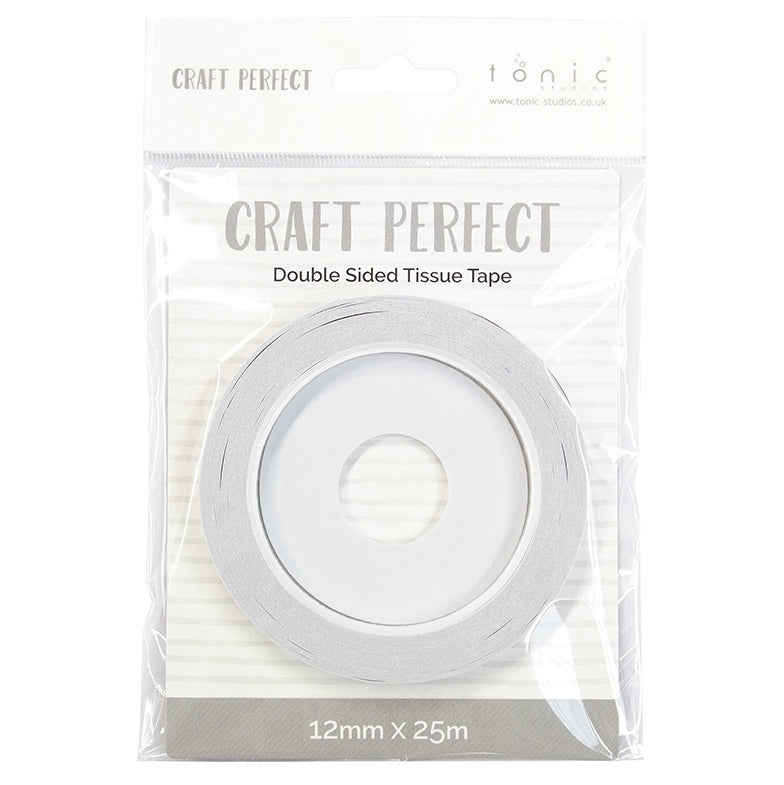 Craft Perfect Double-Sided Tissue Tape .47"X27.3yds Clear