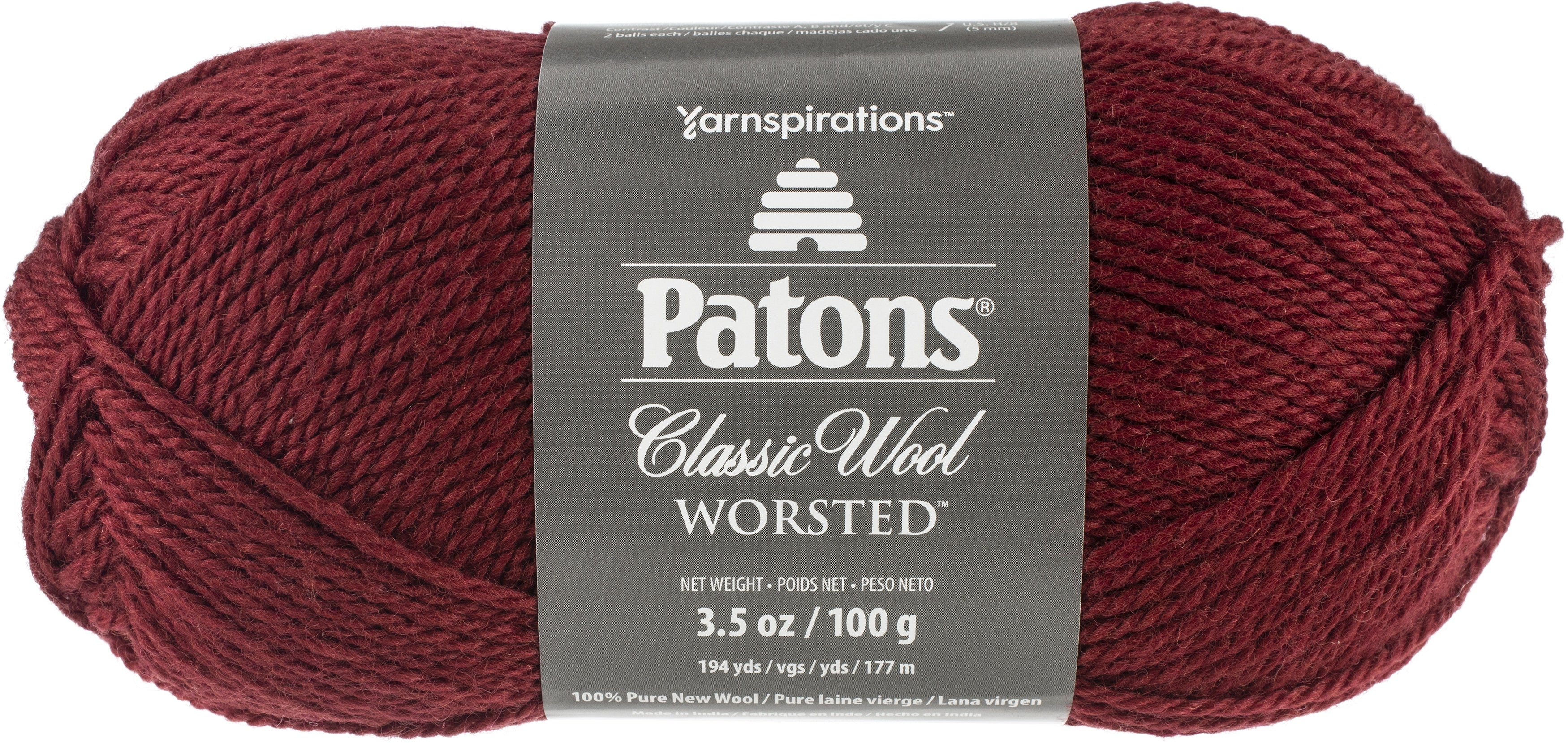 Patons Classic Wool Yarn Claret