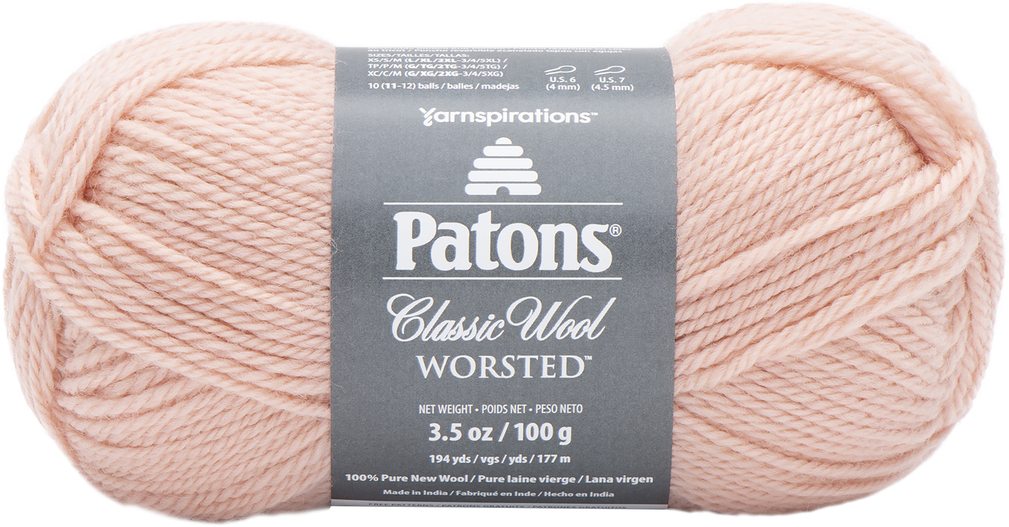 Patons Classic Wool Yarn Blush