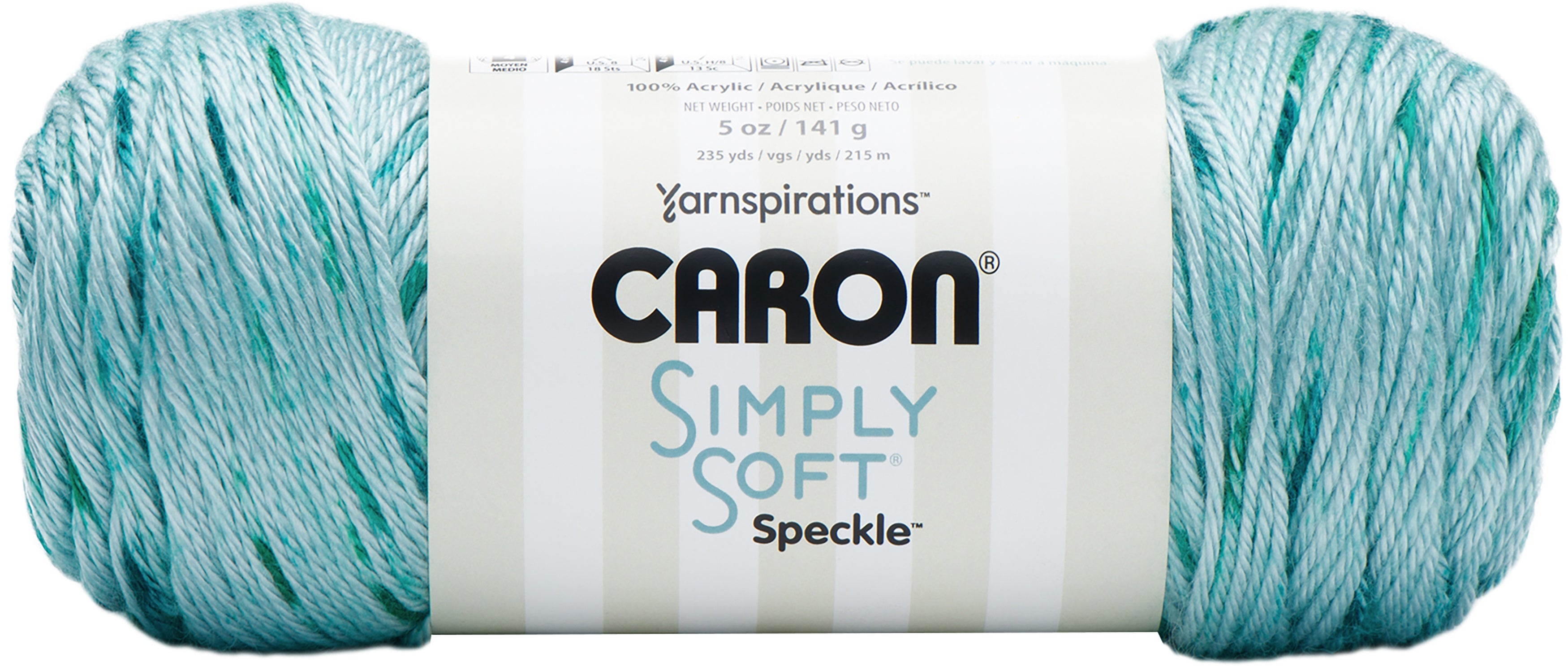 Caron Simply Soft Speckle Yarn Abyss