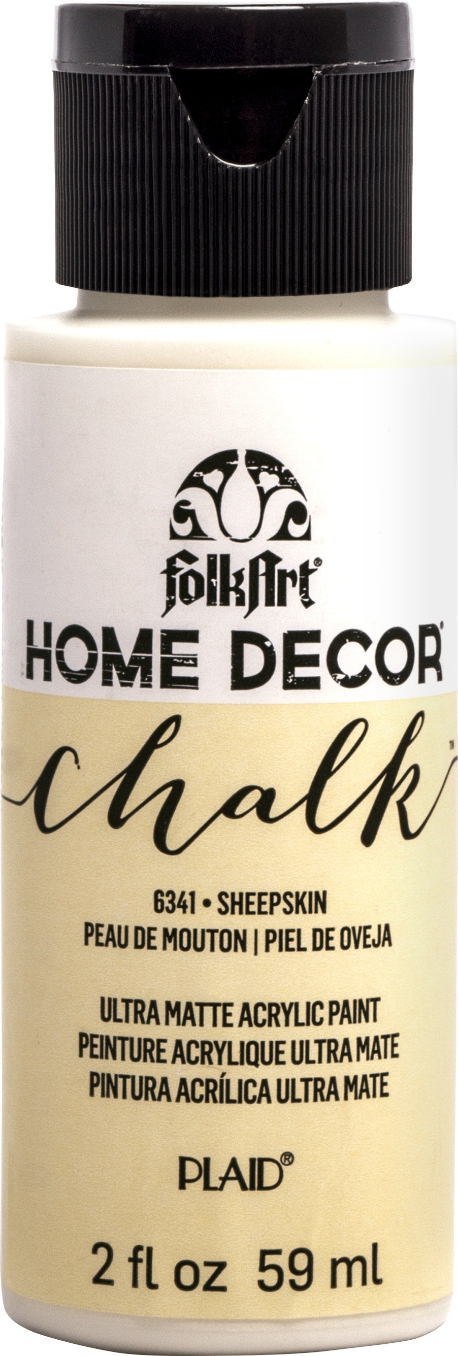 FolkArt Home Decor Chalk Paint 2oz Sheepskin