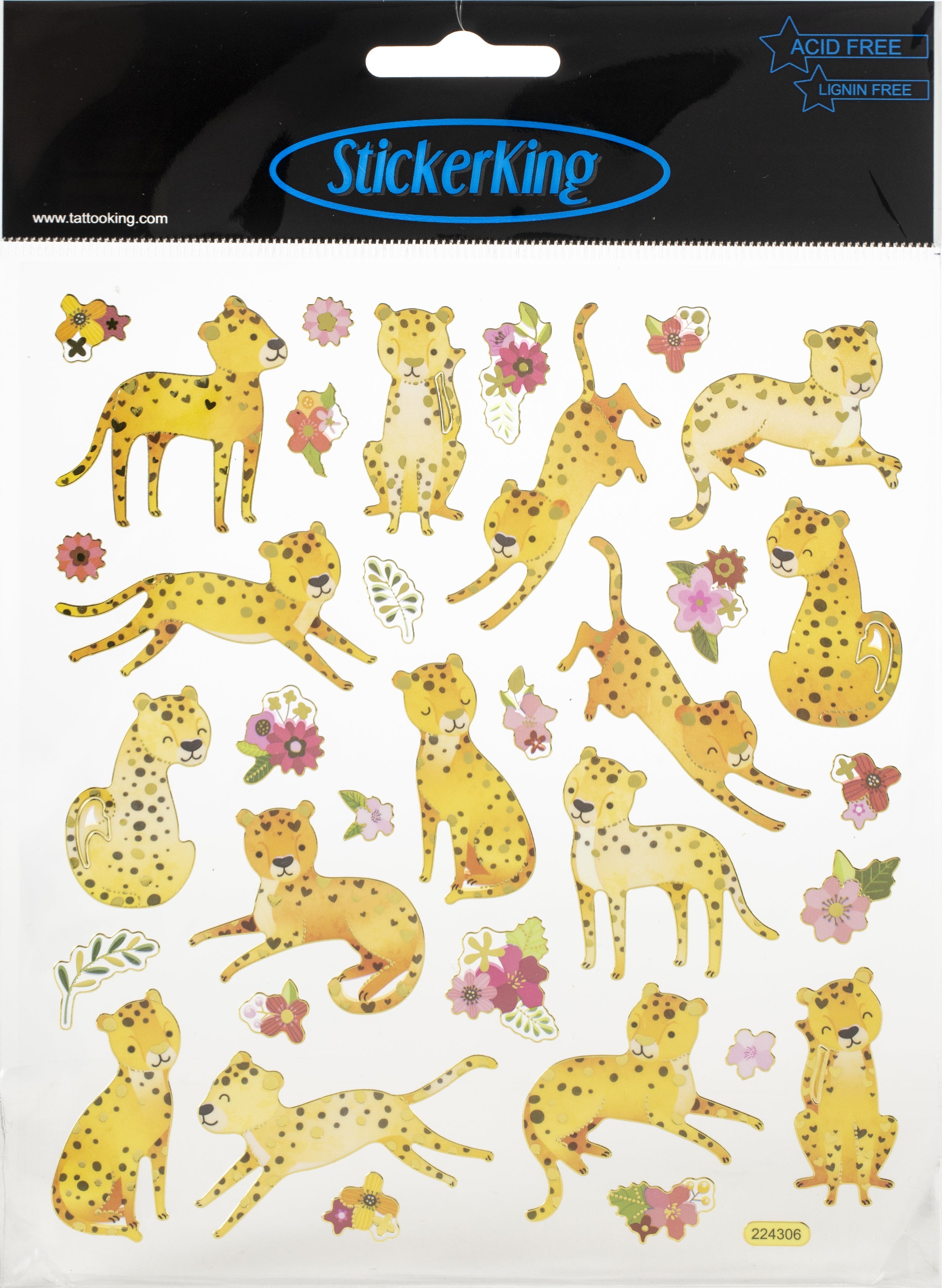 Sticker King Stickers Cheetahs