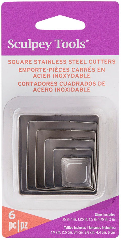 Premo Cutter Set 6/Pkg Square