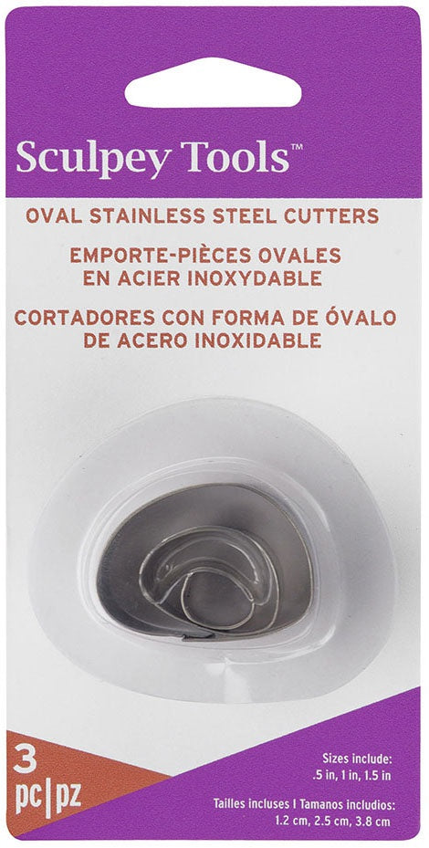 Premo Cutter Set 3/Pkg Irregular Oval