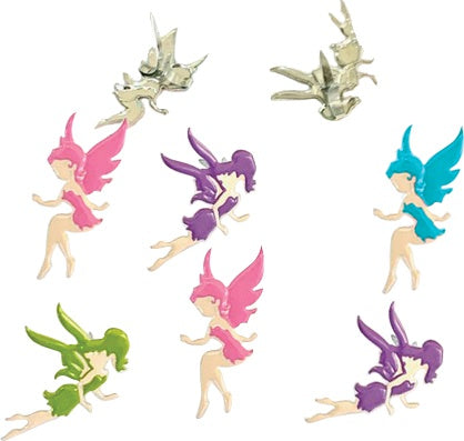 Eyelet Outlet Shape Brads 12/Pkg Fairy