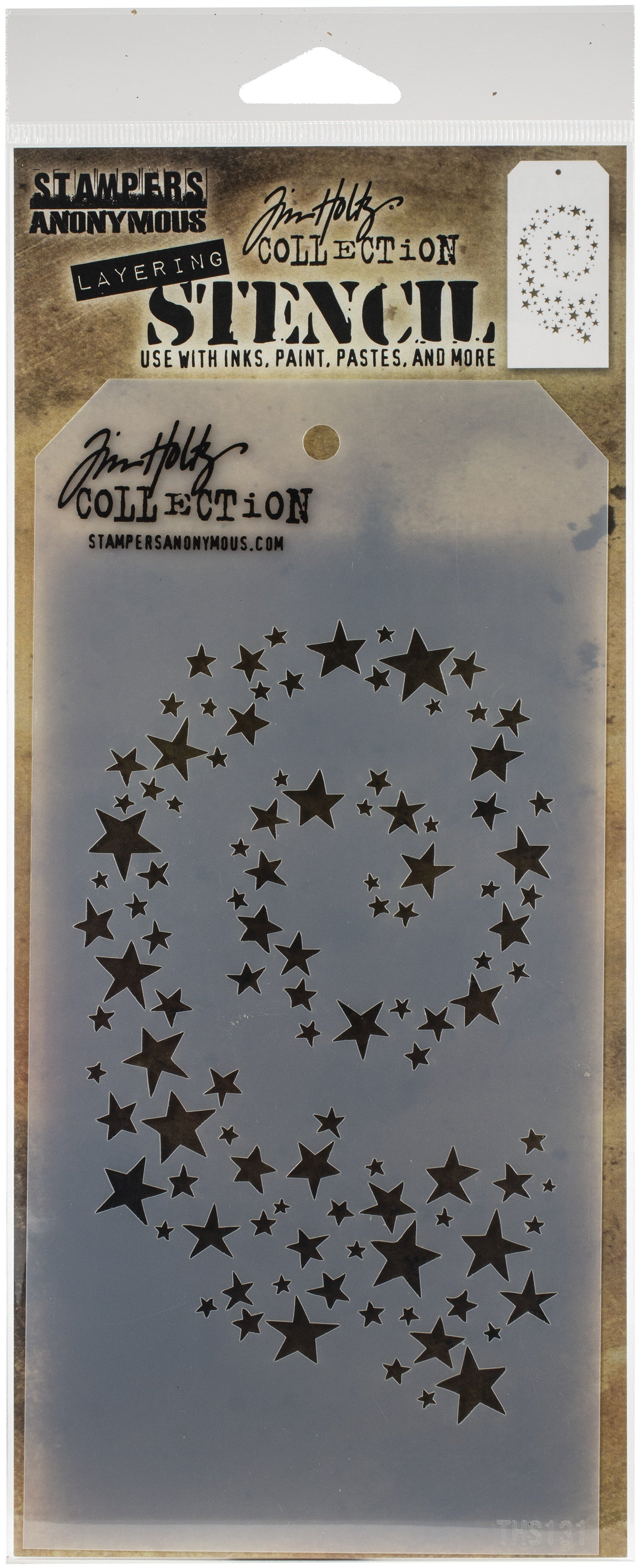 Tim Holtz Layered Stencil 4.125"X8.5" Hocus Pocus