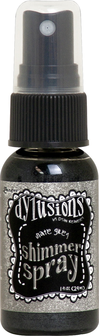 Dylusions Shimmer Sprays 1oz Slate Grey