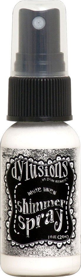 Dylusions Shimmer Sprays 1oz White Linen