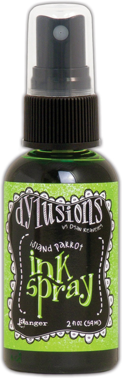 Dylusions Ink Spray 2oz Island Parrot