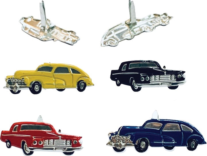 Eyelet Outlet Shape Brads 12/Pkg Classic Car