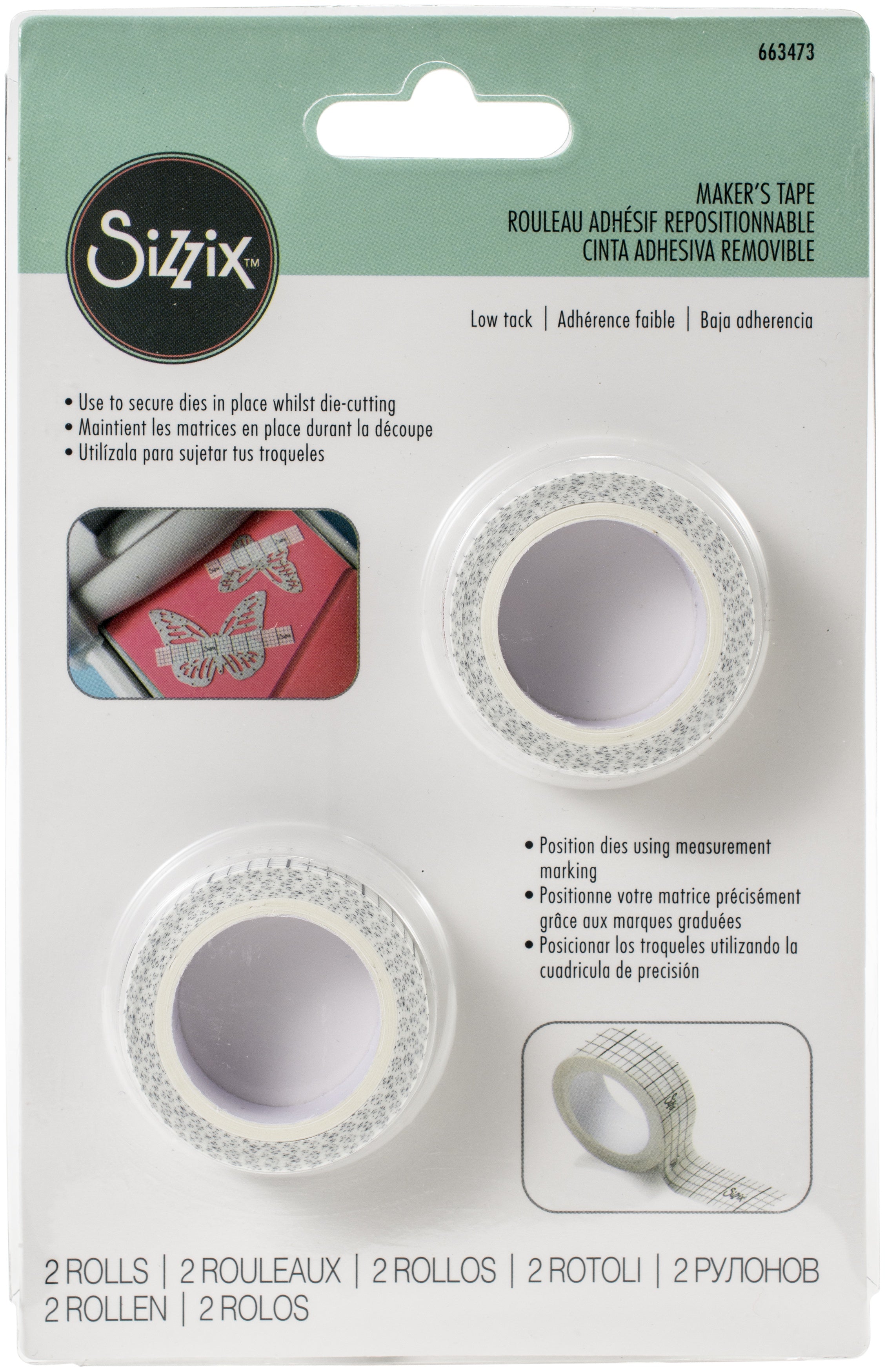 Sizzix Making Essentials Maker's Tape 2/Pkg 