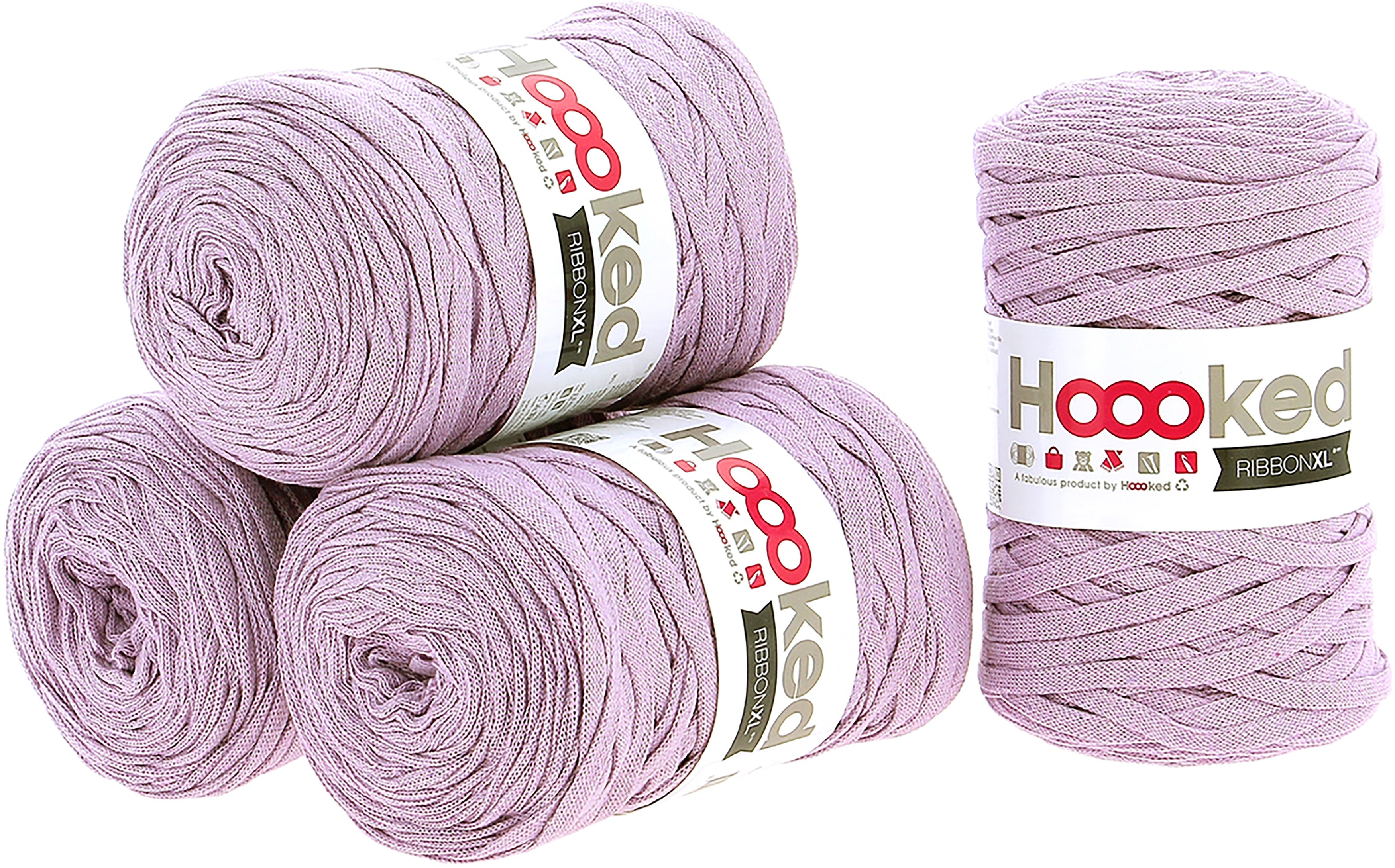 Hoooked Ribbon XL Yarn Lila Dusk