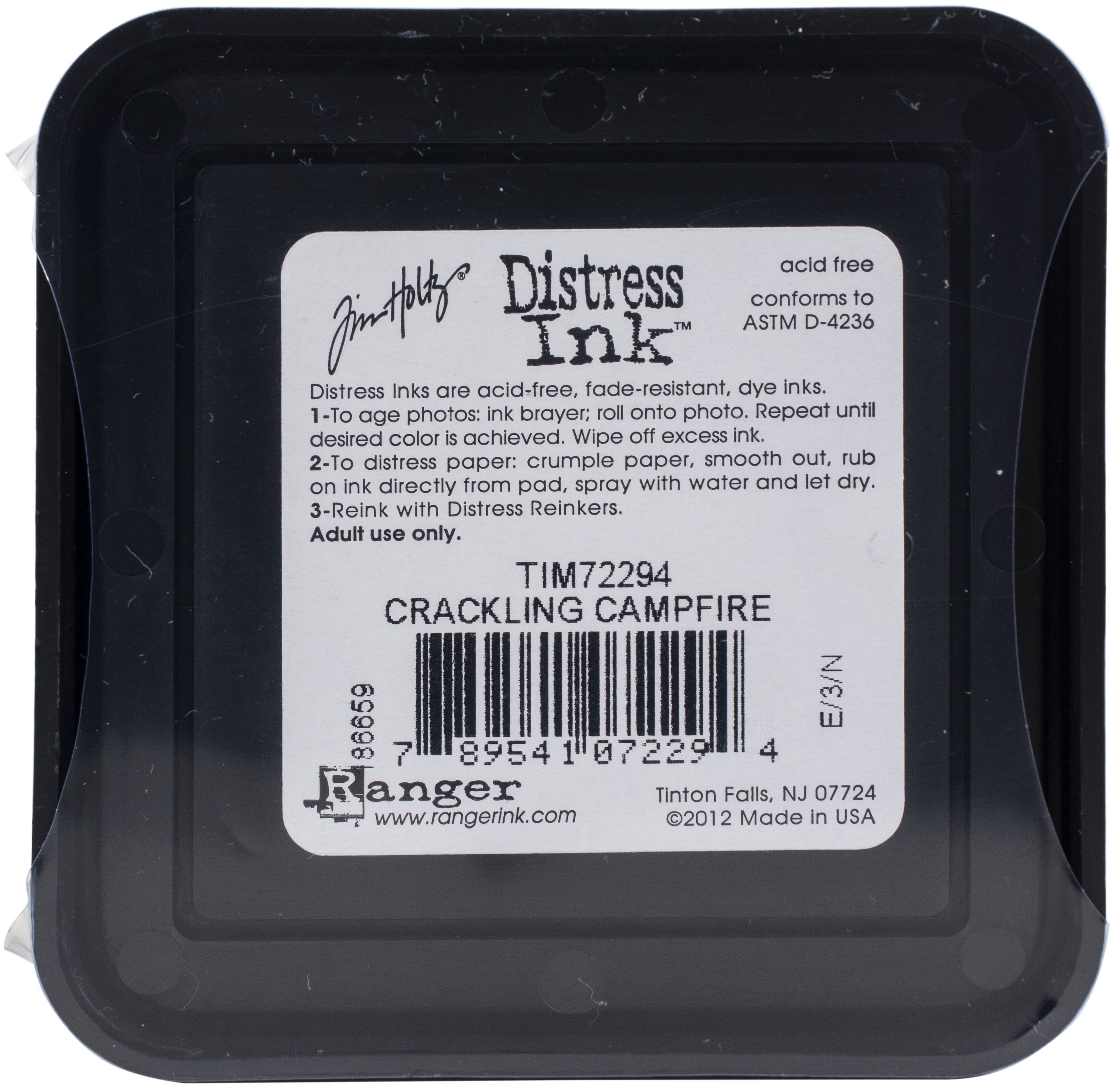 Tim Holtz Distress Ink Pad Crackling Campfire