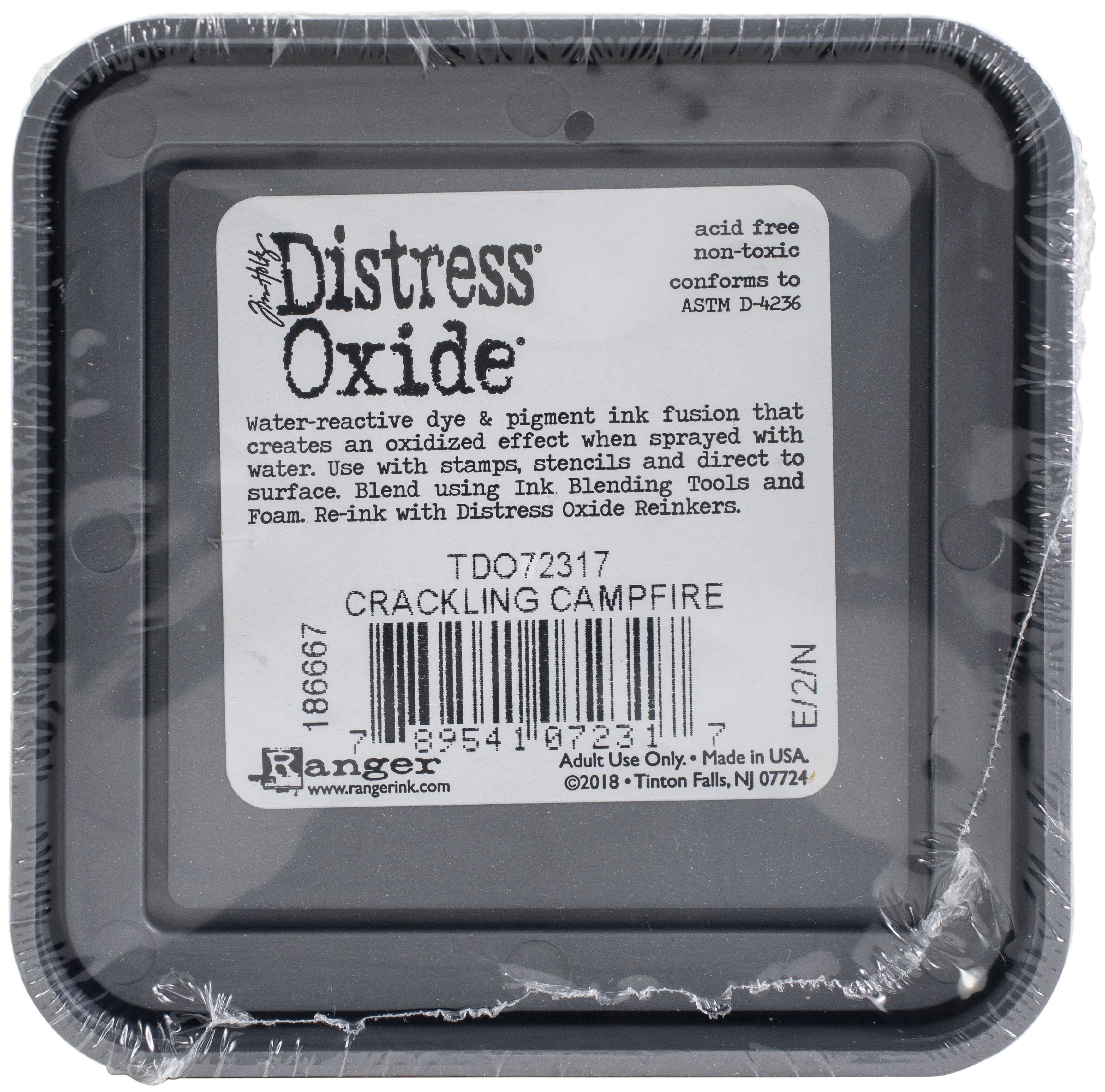 Tim Holtz Distress Oxides Ink Pad Crackling Campfire