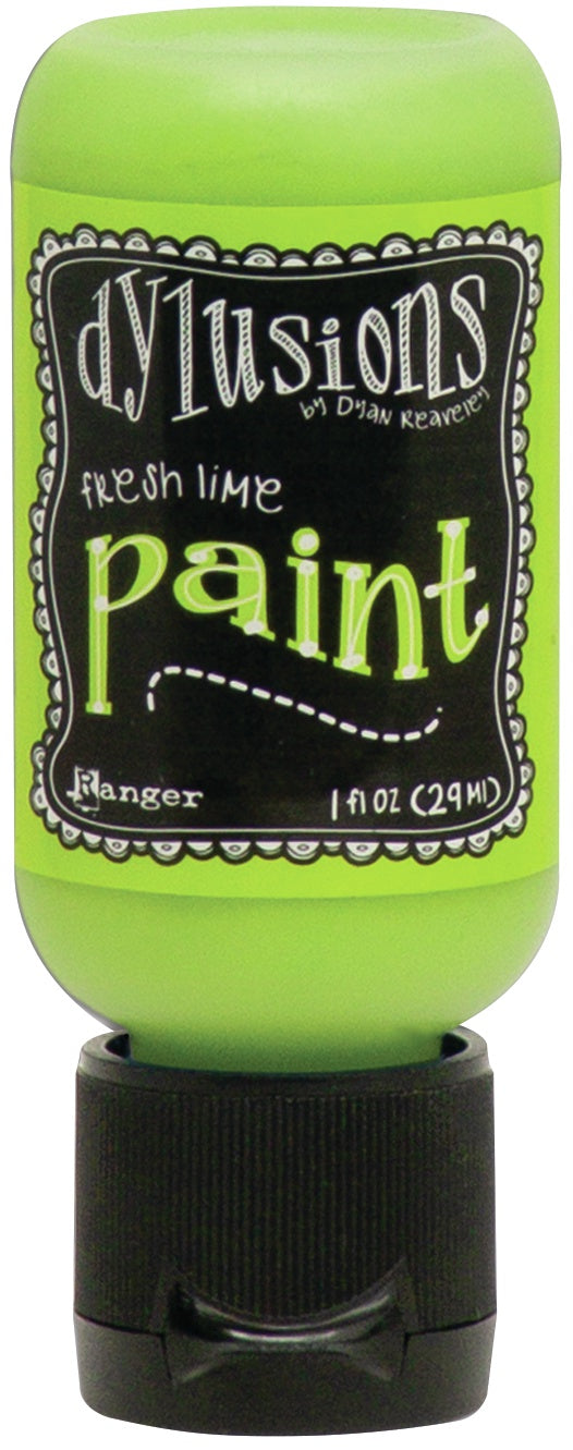 Dylusions Acrylic Paint 1oz Fresh Lime