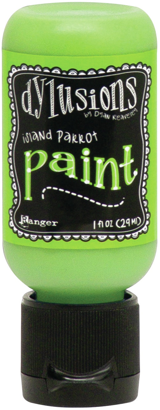 Dylusions Acrylic Paint 1oz Island Parrot