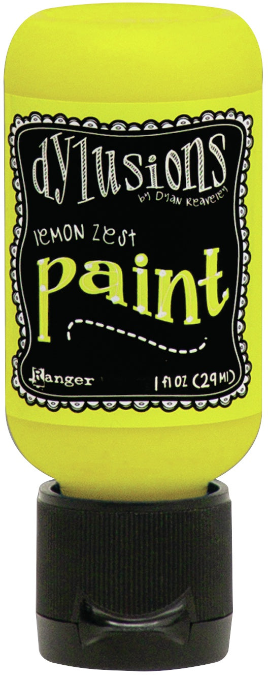 Dylusions Acrylic Paint 1oz Lemon Zest