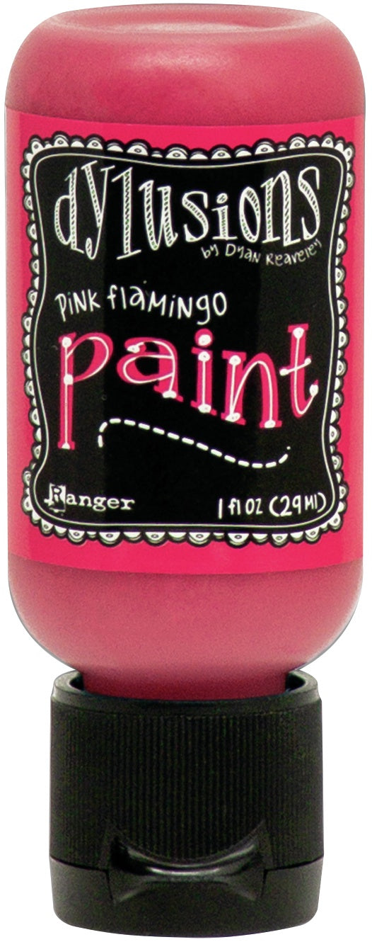 Dylusions Acrylic Paint 1oz Pink Flamingo