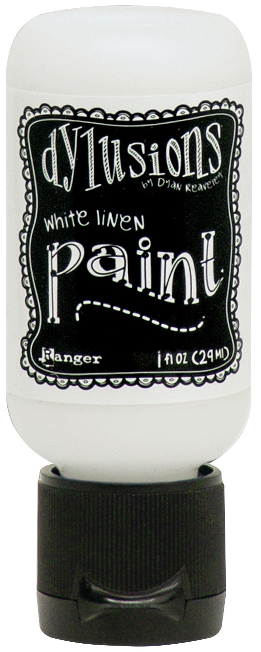 Dylusions Acrylic Paint 1oz White Linen