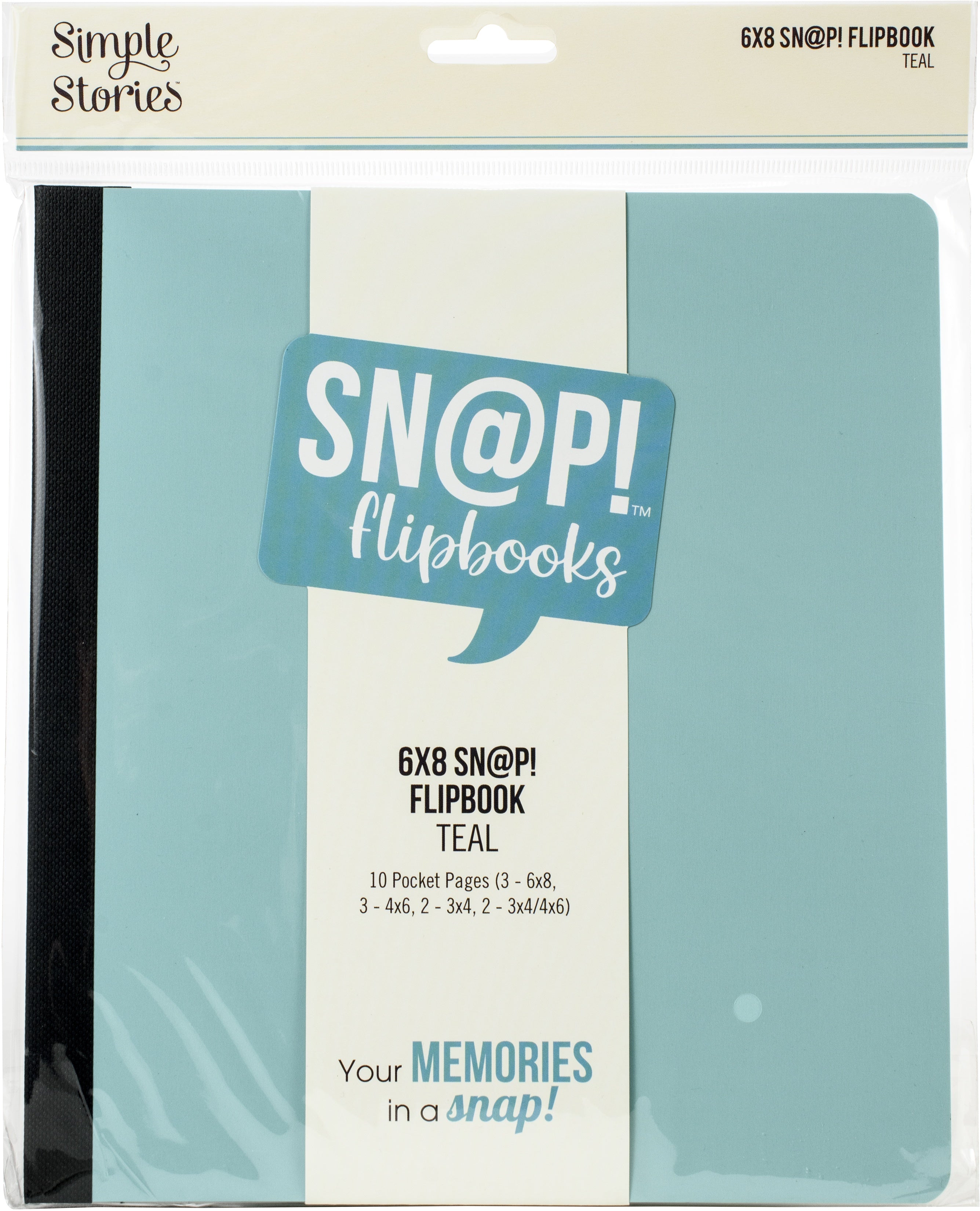 Simple Stories Sn@p! Flipbook 6"X8" Teal