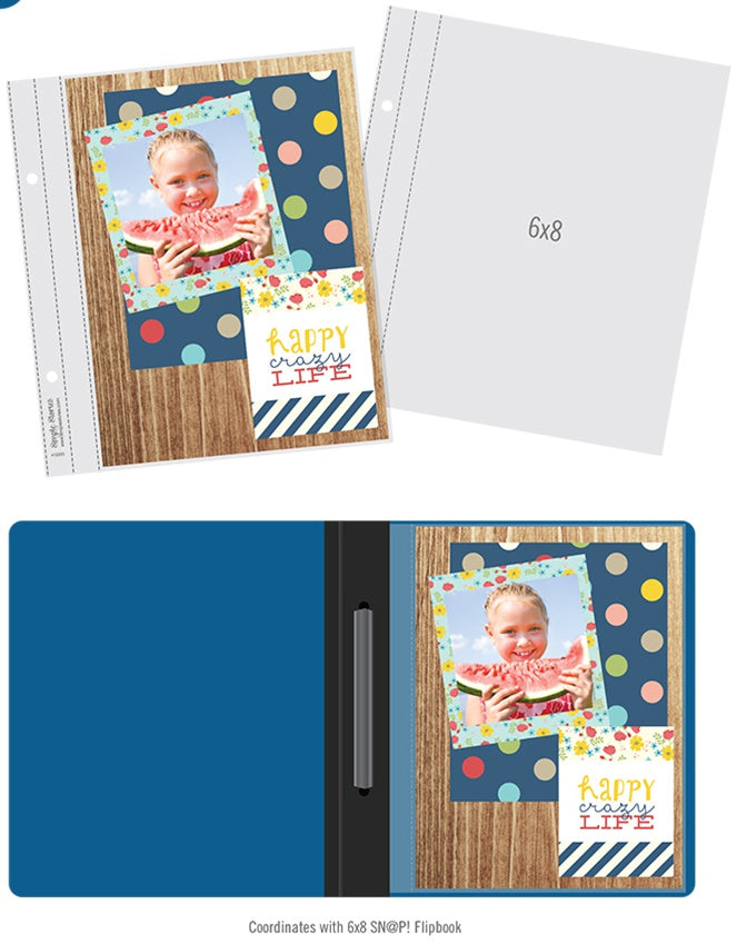 Simple Stories Double-Sided Paper Pad 6"X6" 24/Pkg Sunshine & Happiness, 12 Designs/2 Each