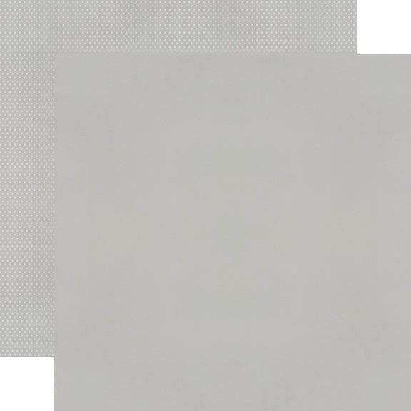 Simple Stories Color Vibe Double-Sided Cardstock 12"X12" Grey Basics