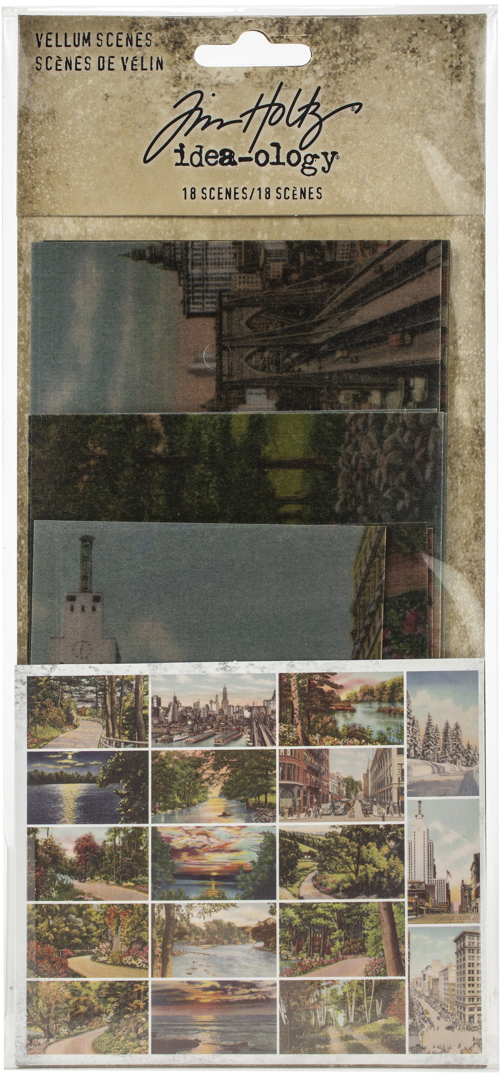 Idea-Ology Vellum Scenes 18/Pkg  