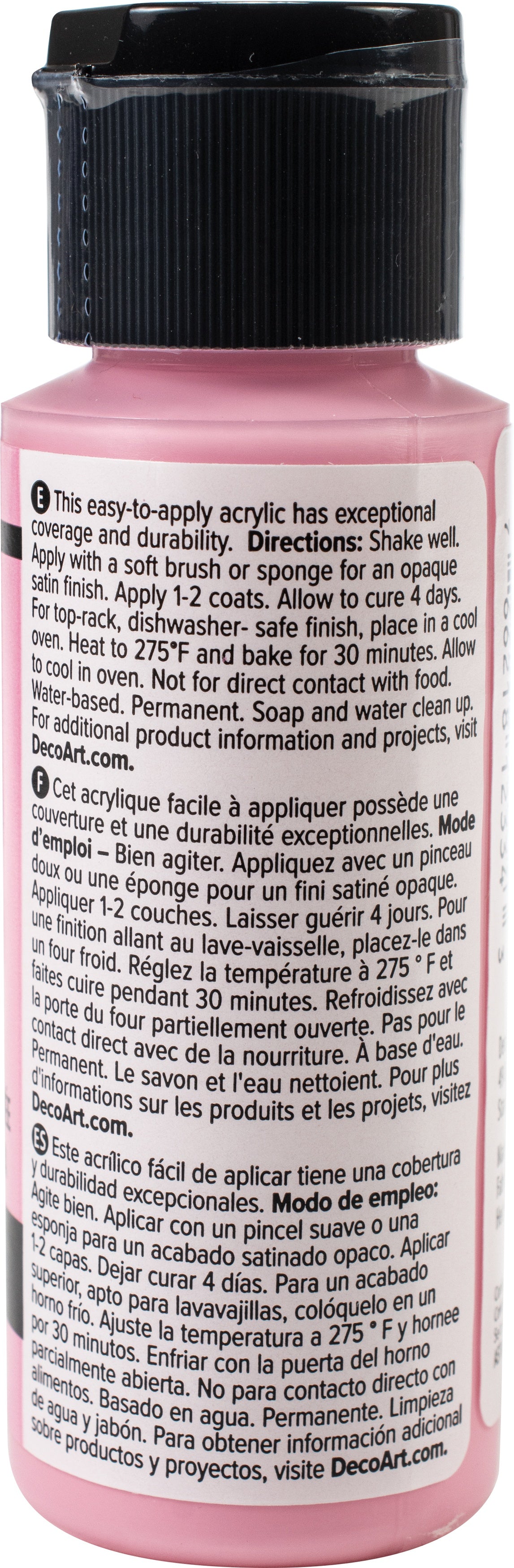 DecoArt Glass Paint 2oz-Pink