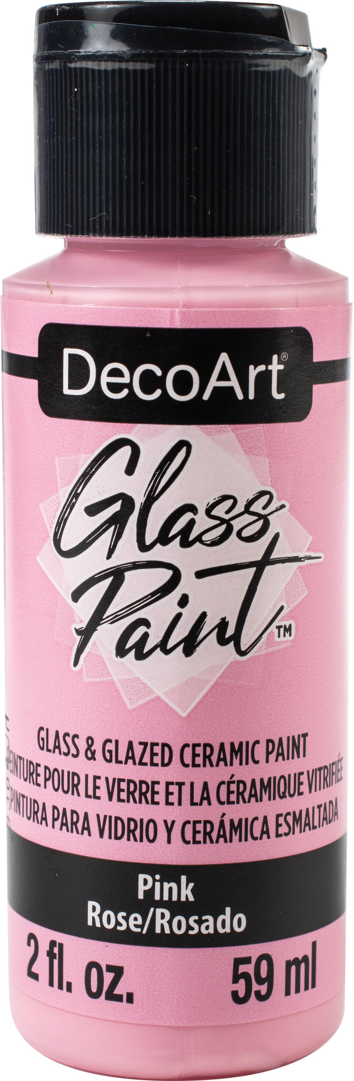 DecoArt Glass Paint 2oz-Pink