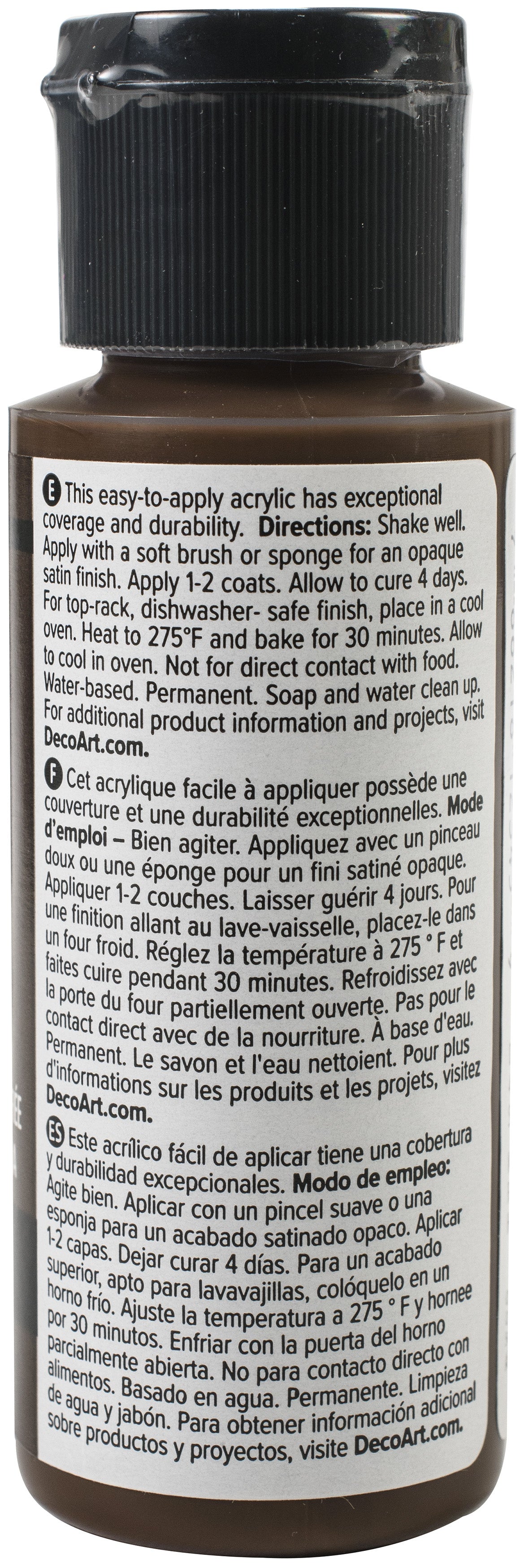 DecoArt Glass Paint 2oz-Brown