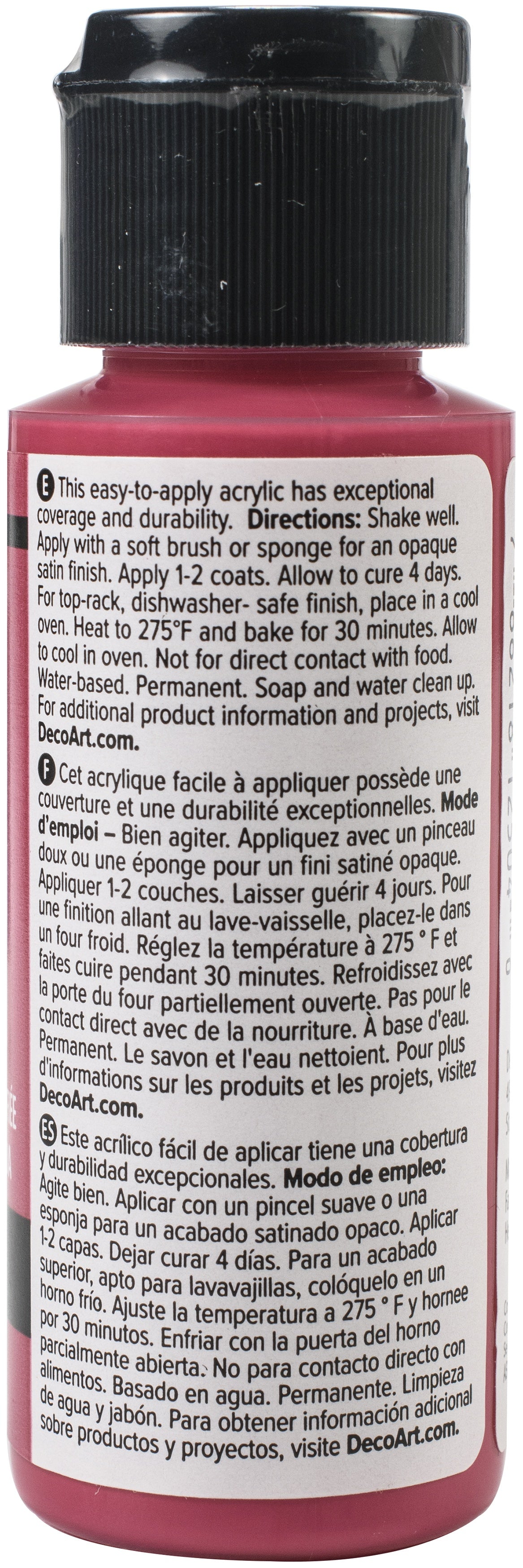DecoArt Glass Paint 2oz-Fuchsia
