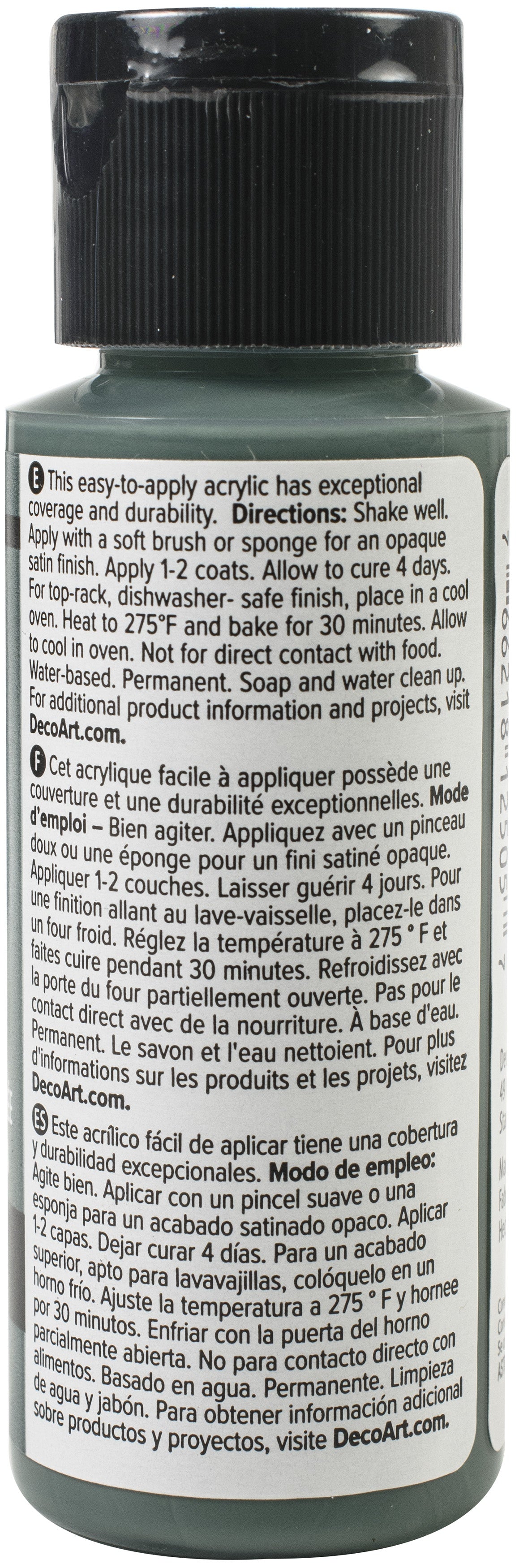 DecoArt Glass Paint 2oz-Deep Green