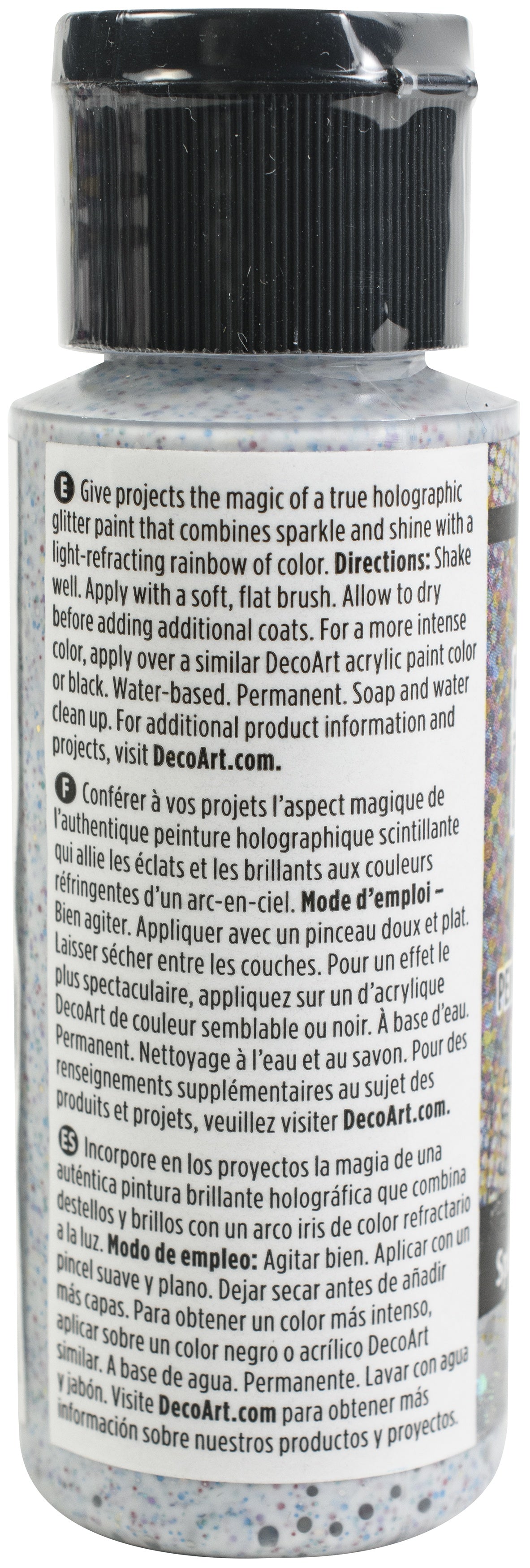 DecoArt Holographic Illusions Paint 2oz Full Spectrum -Multi