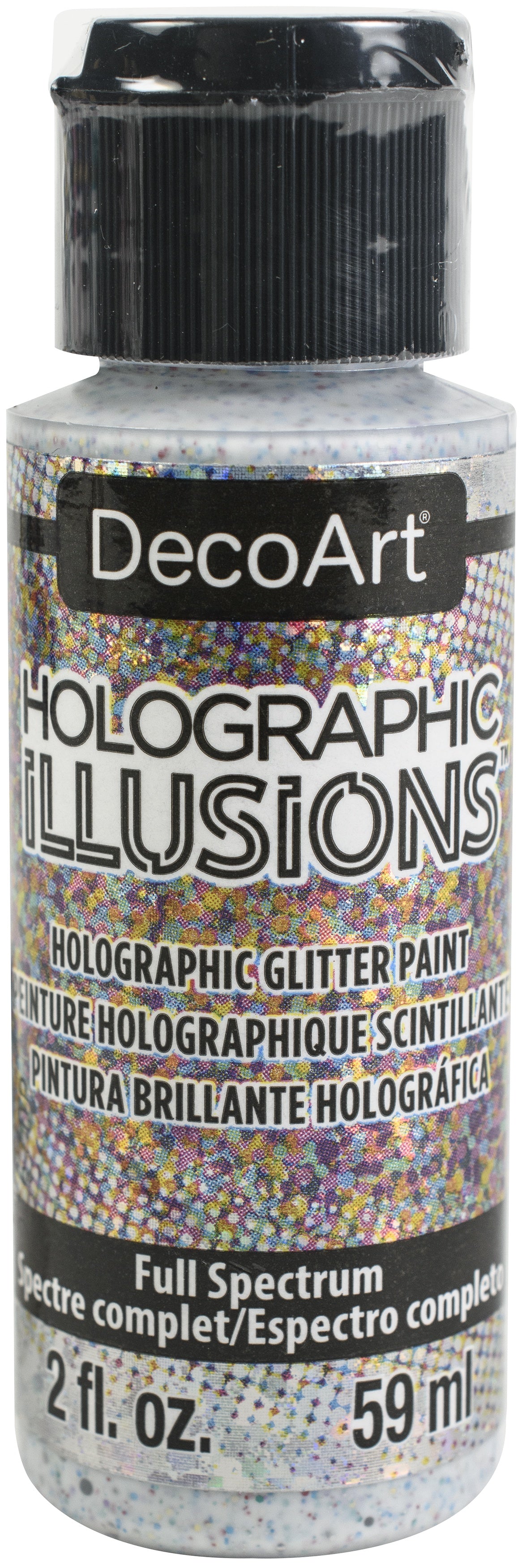 DecoArt Holographic Illusions Paint 2oz Full Spectrum -Multi